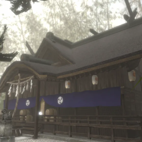 神道教場景遊戲實際畫面
