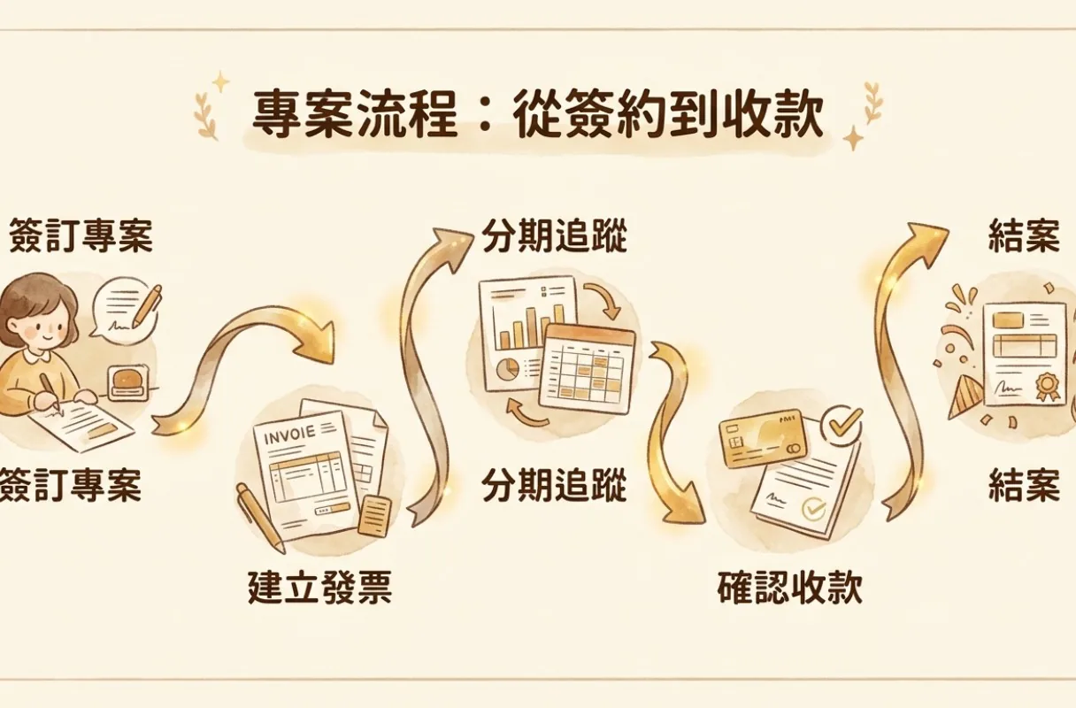 ProFi 專案到收款自動串連
