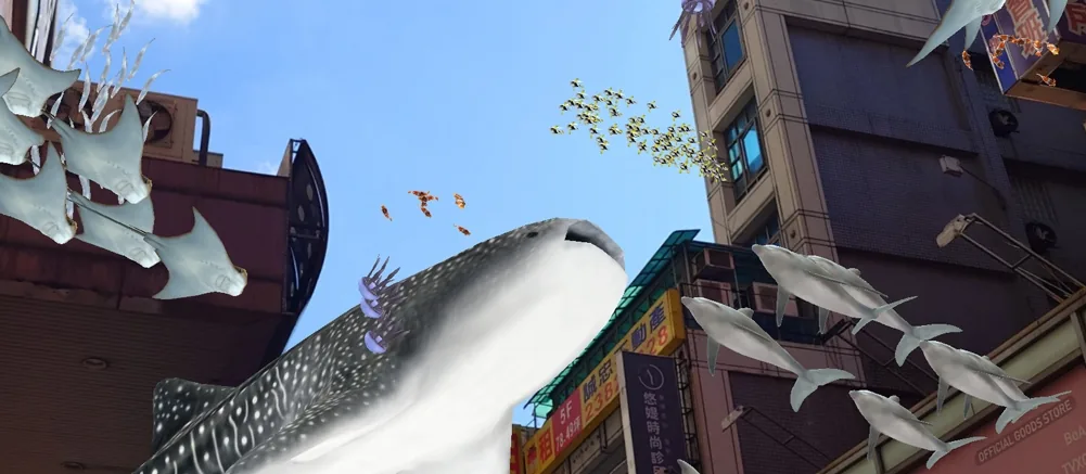 AR 海洋生物虛擬環景 主視覺