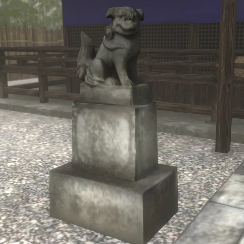 狛犬(神道教)遊戲實際畫面